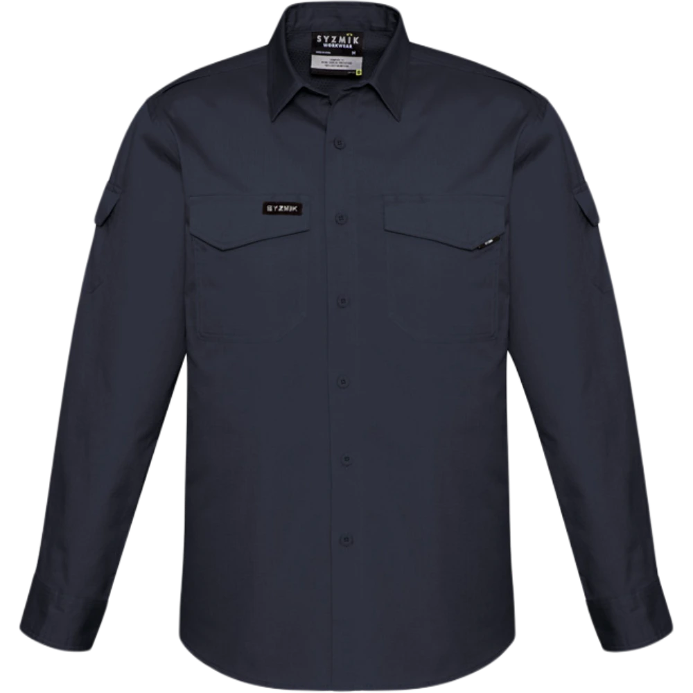 Syzmik Mens Rugged Cooling L/S Shirt ZW400