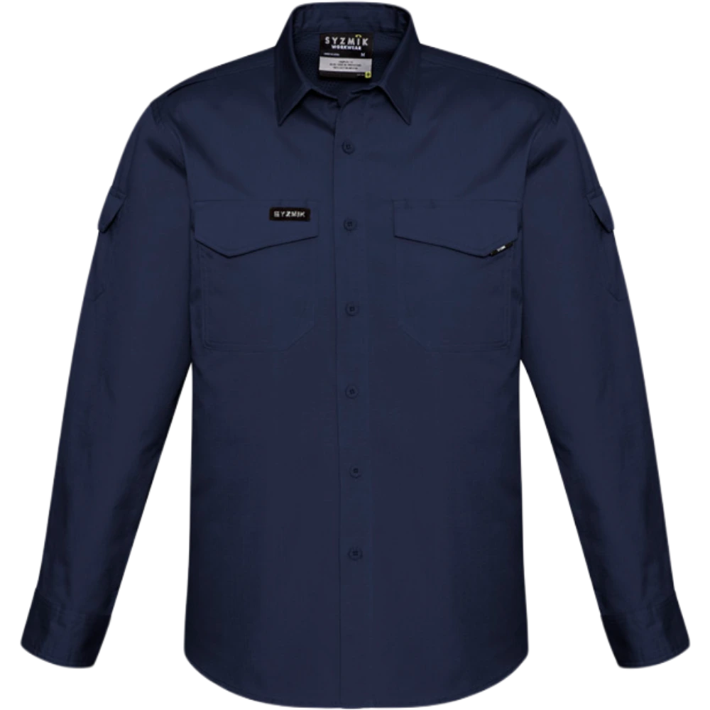 Syzmik Mens Rugged Cooling L/S Shirt ZW400