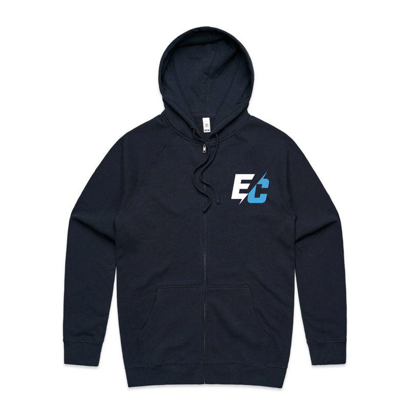 Just Keep Moving Front + Just Keep Moving Back AS Colour Supply Zip Hoodie 5109
