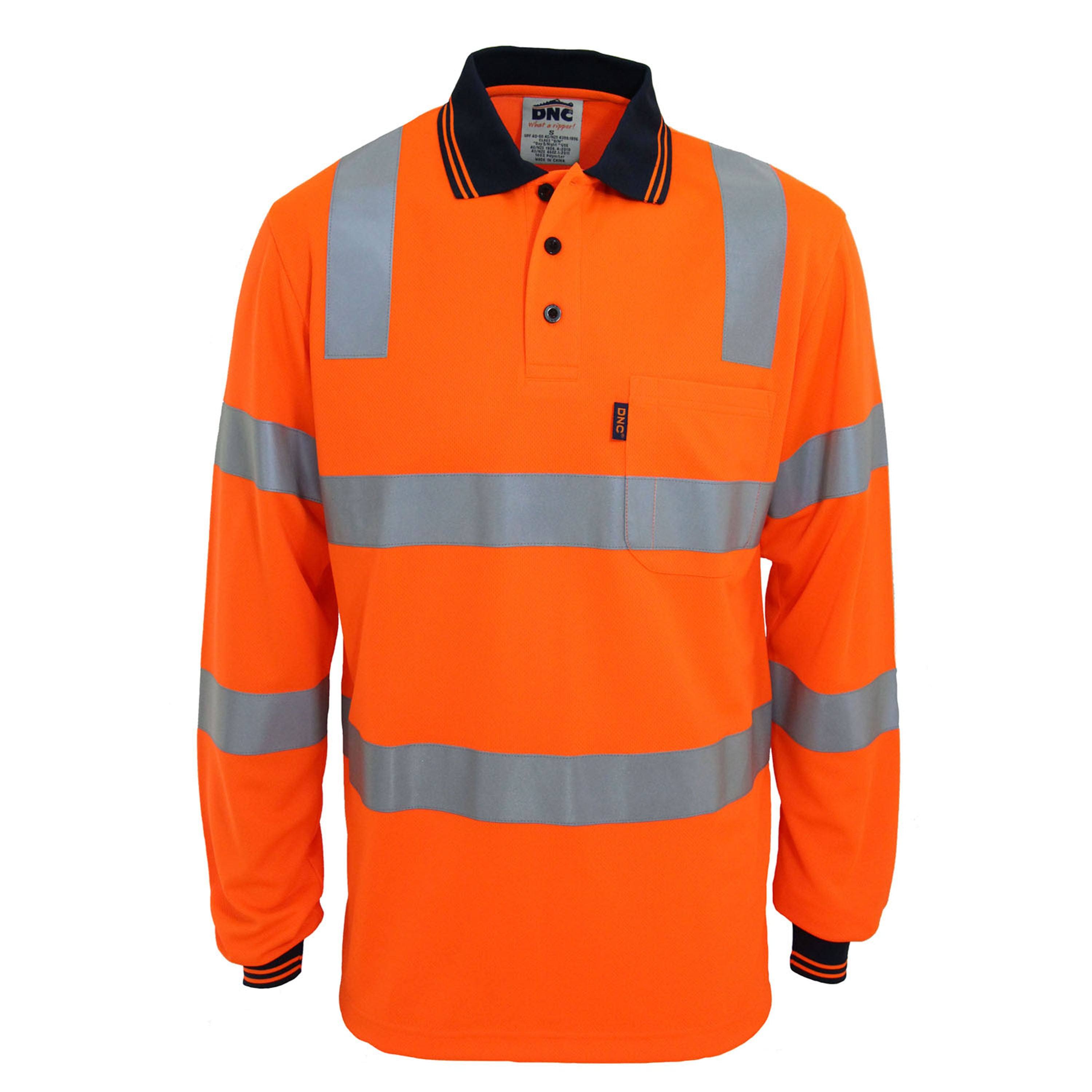 Hi Vis Bio Motion L/S Polo 3713 - Printibly
