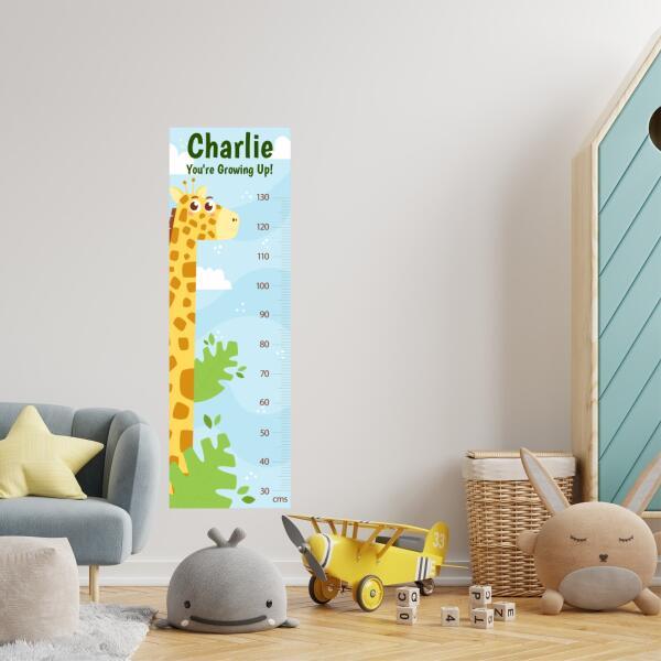 Growth Chart Giraffe - Printibly