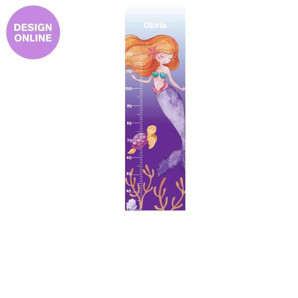 Mermaid Growth Chart - Printibly