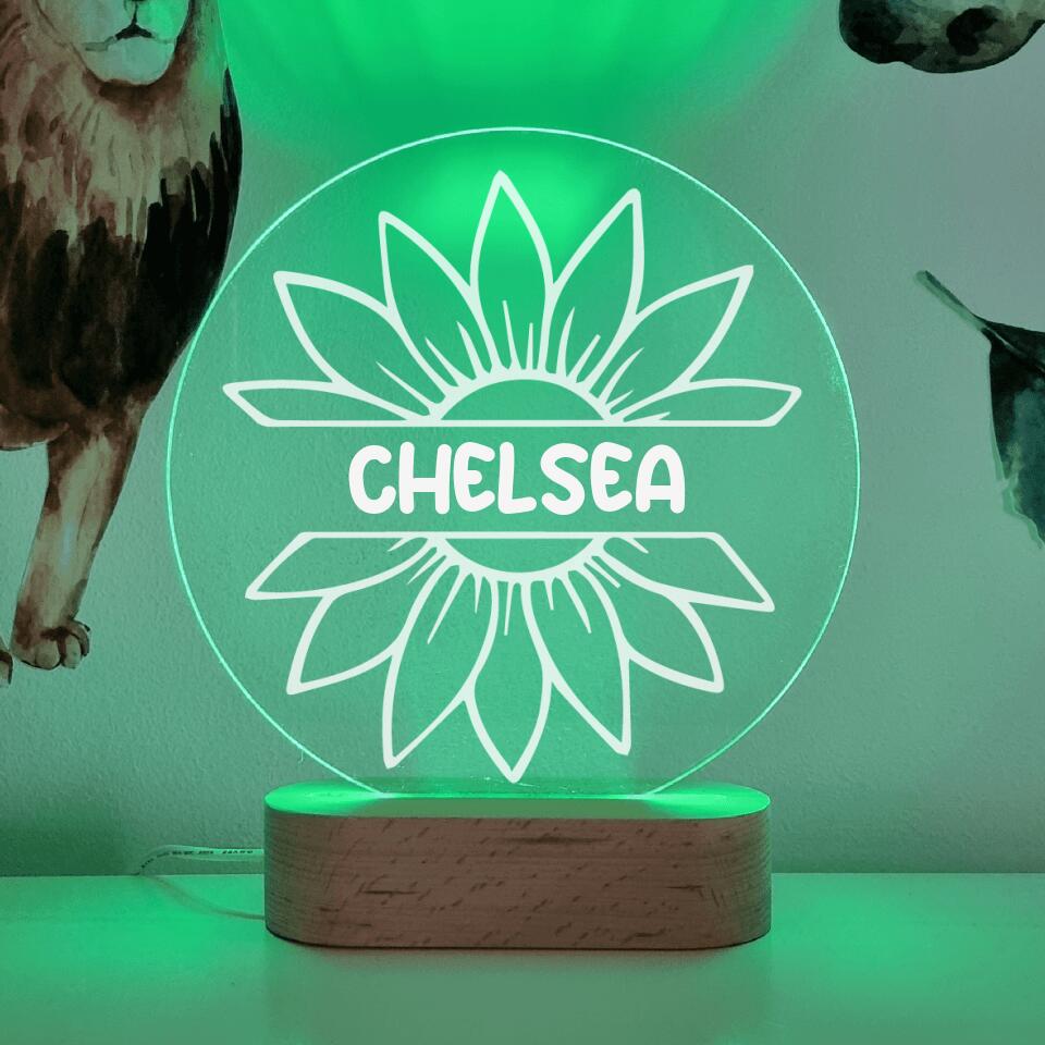Sunflower LED Night Light - Printibly