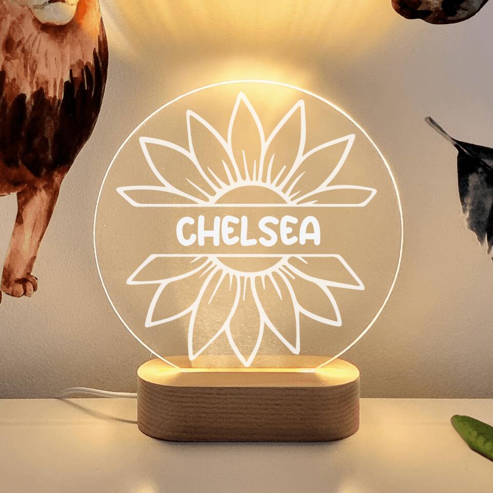 Sunflower LED Night Light - Printibly