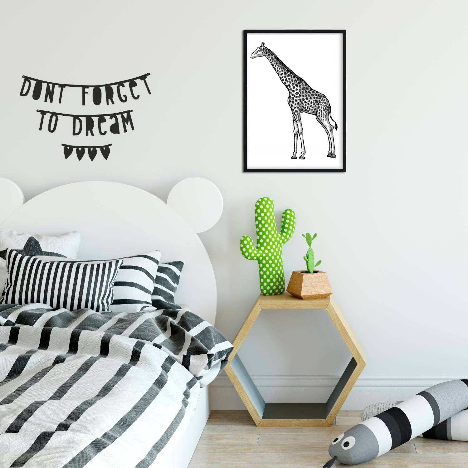 Giraffe Hand Drawn - Printibly