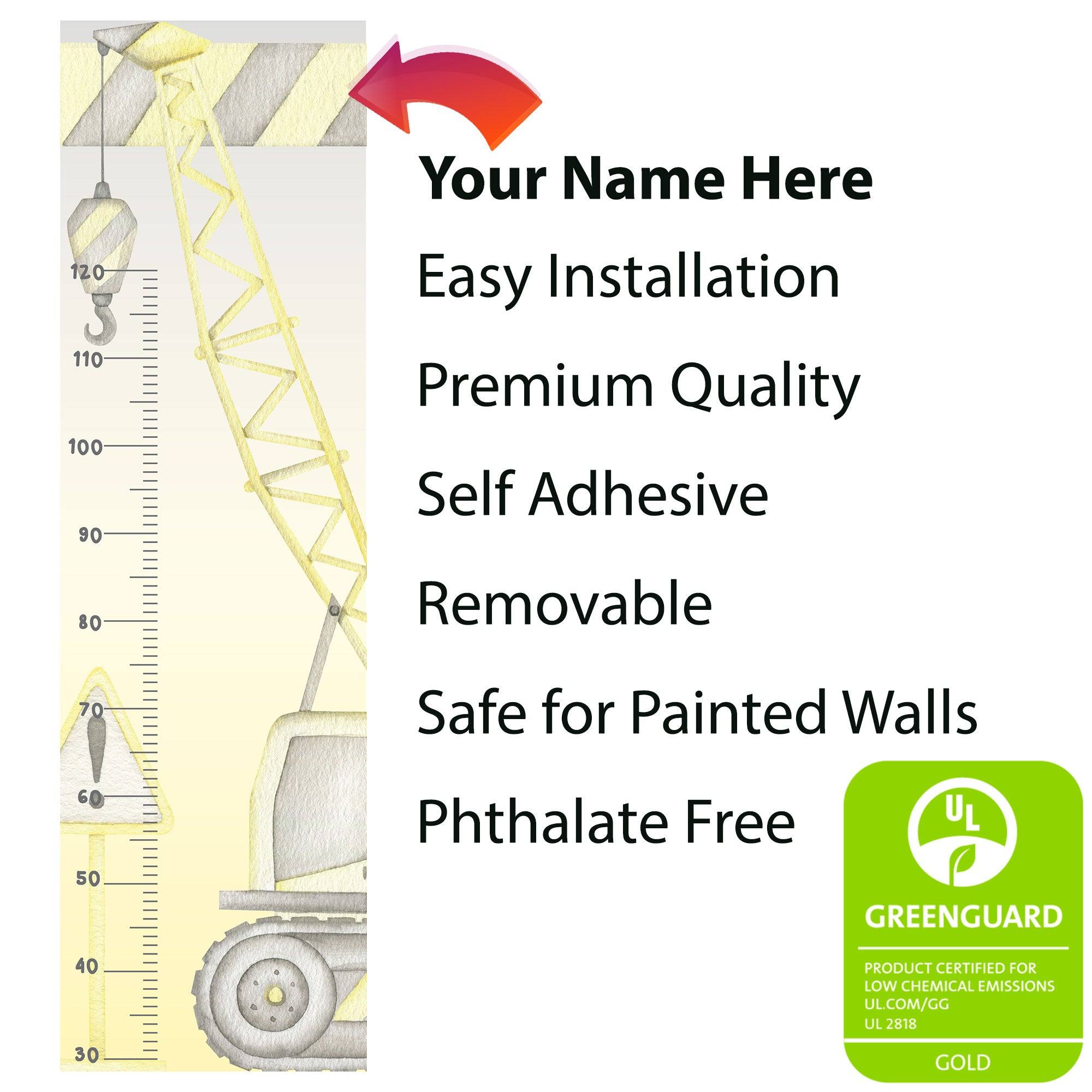 Construction Growth Chart - Printibly