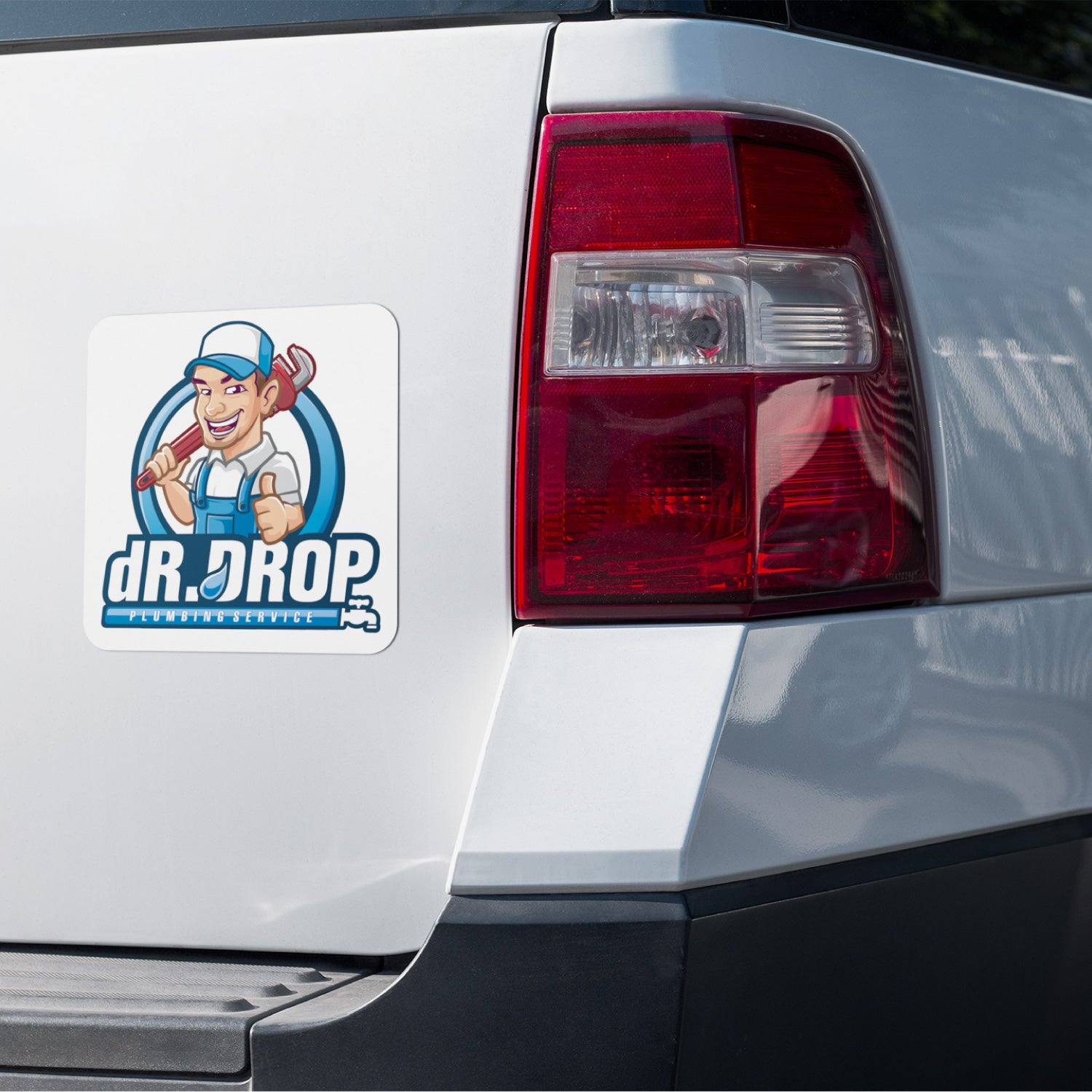 Regular Square Sticker Labels Sheet - Printibly