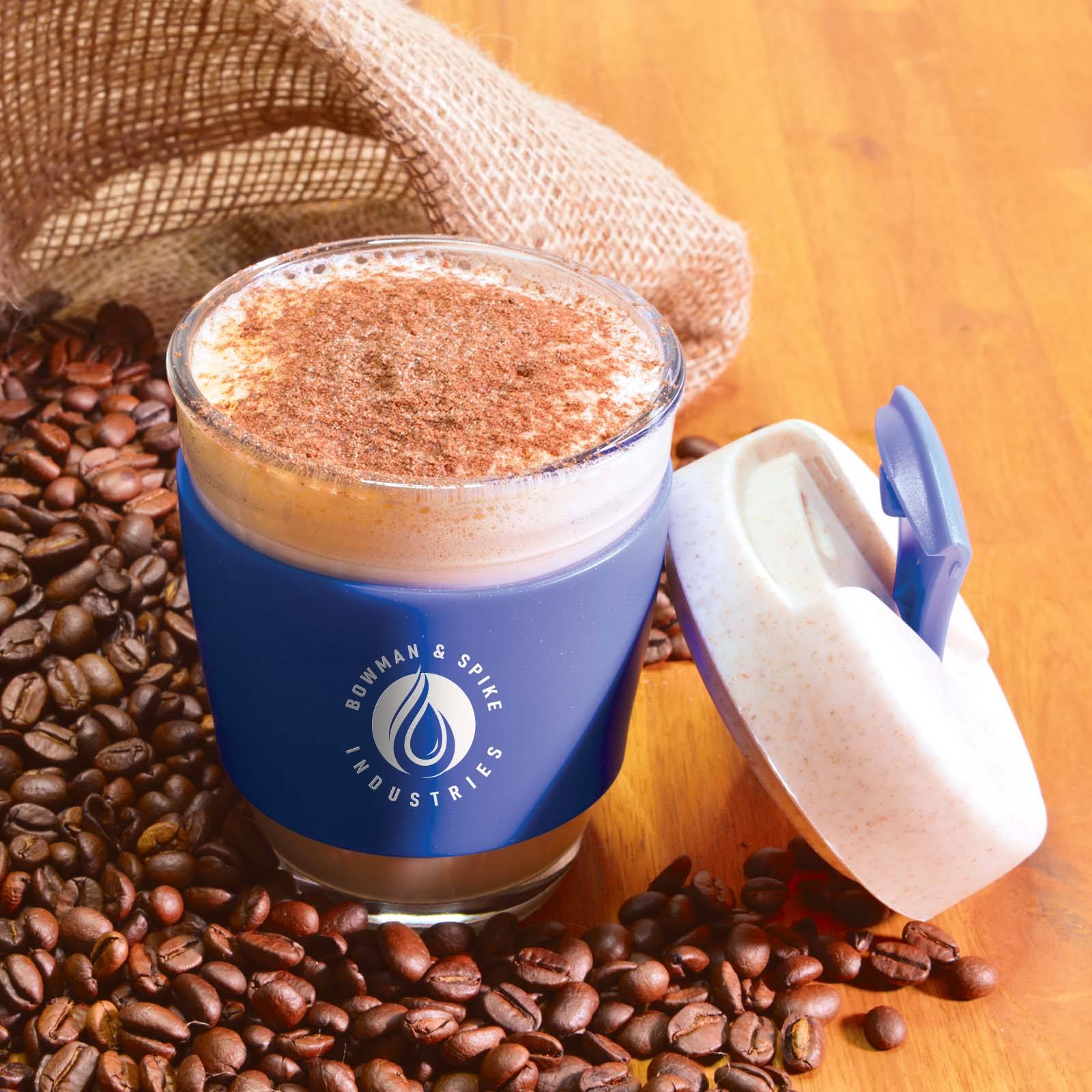 Vienna Eco Coffee Cup With Silicone Band - Printibly