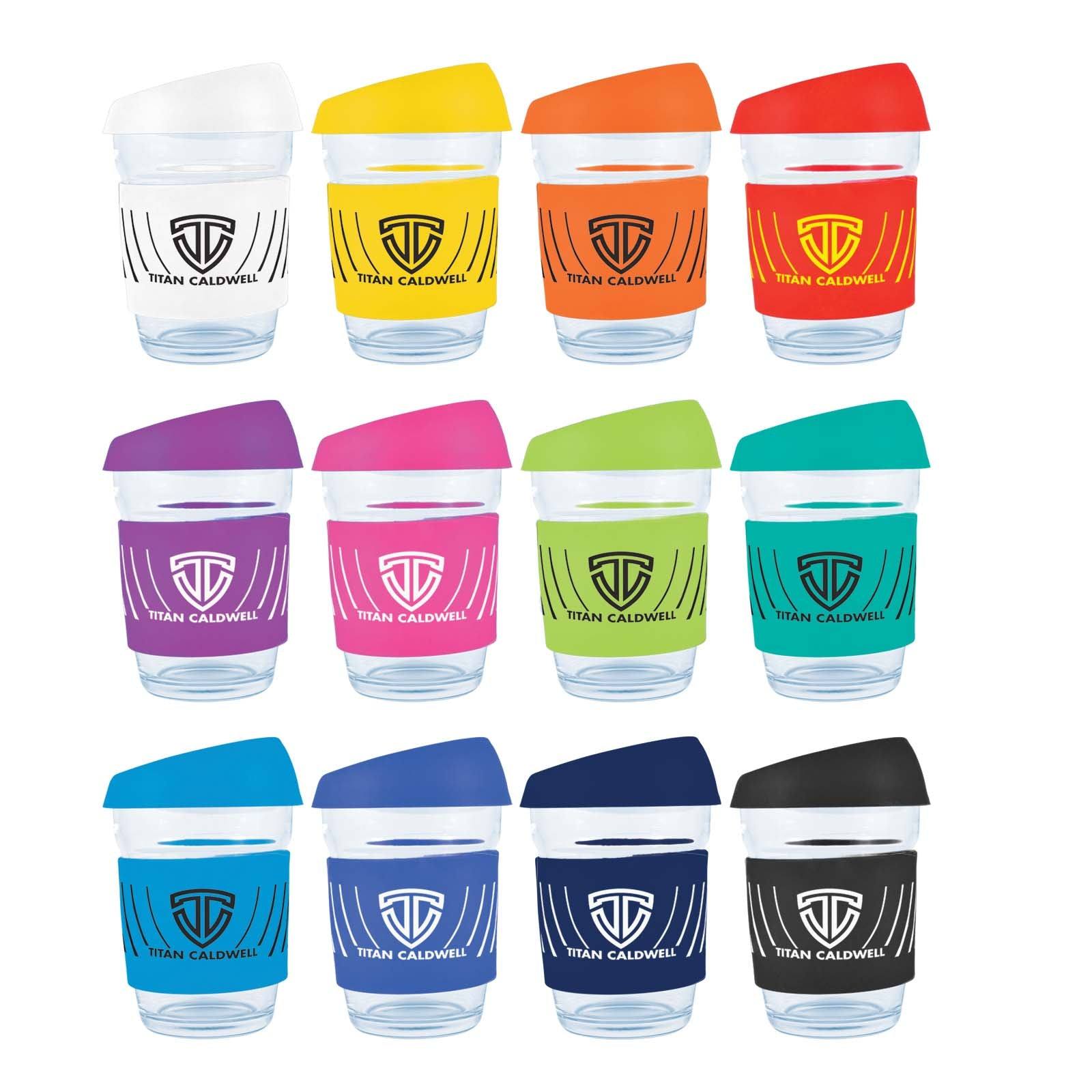Vienna Coffee Cup With Silicone Lid - Printibly