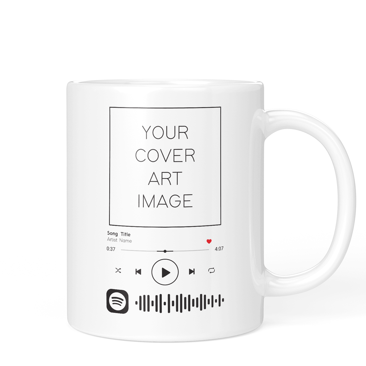 Personalised Spotify Mug - Printibly