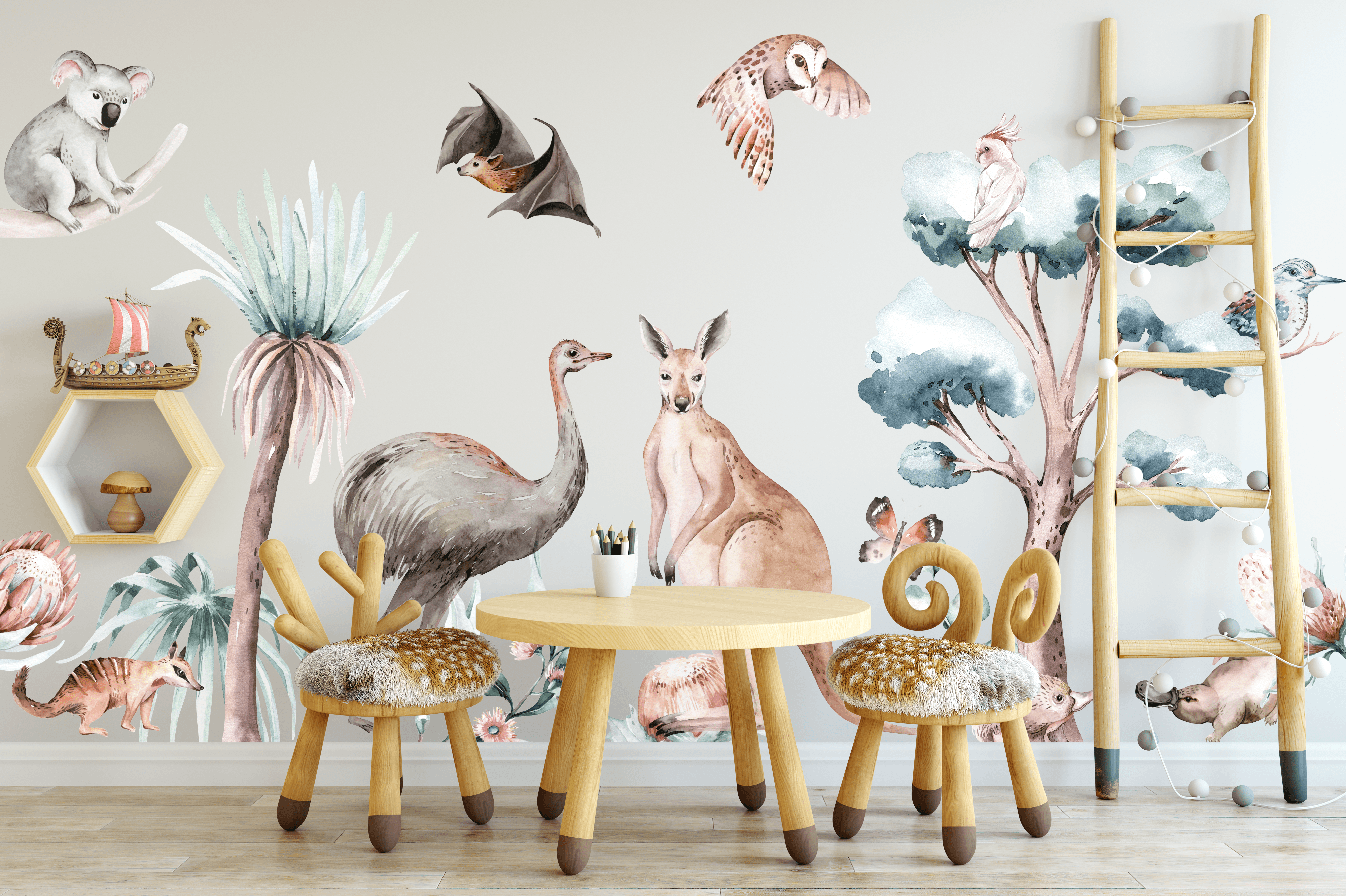Mega Australian Flora & Fauna Wall Decal Bundle - Printibly