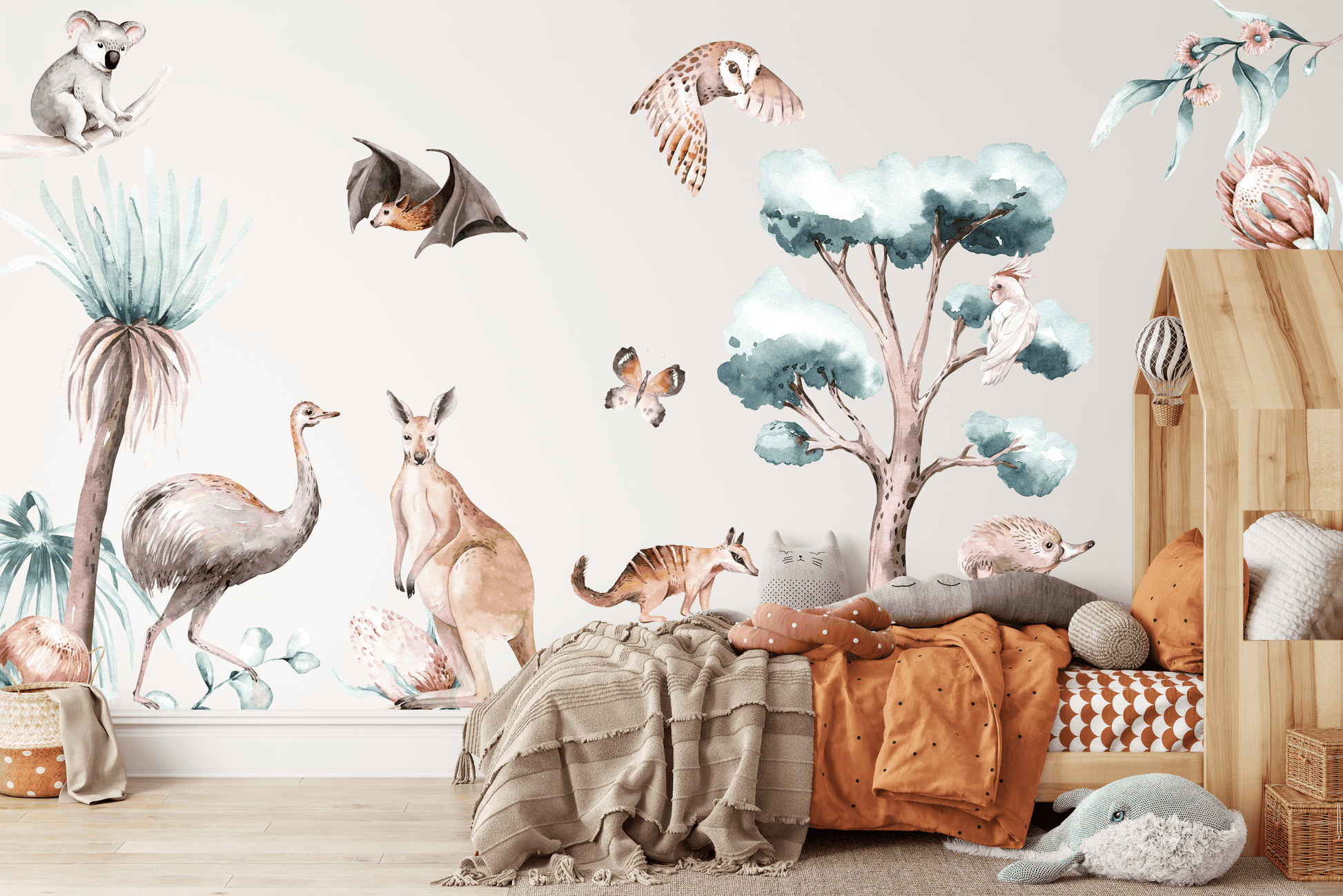 Mega Australian Flora & Fauna Wall Decal Bundle - Printibly