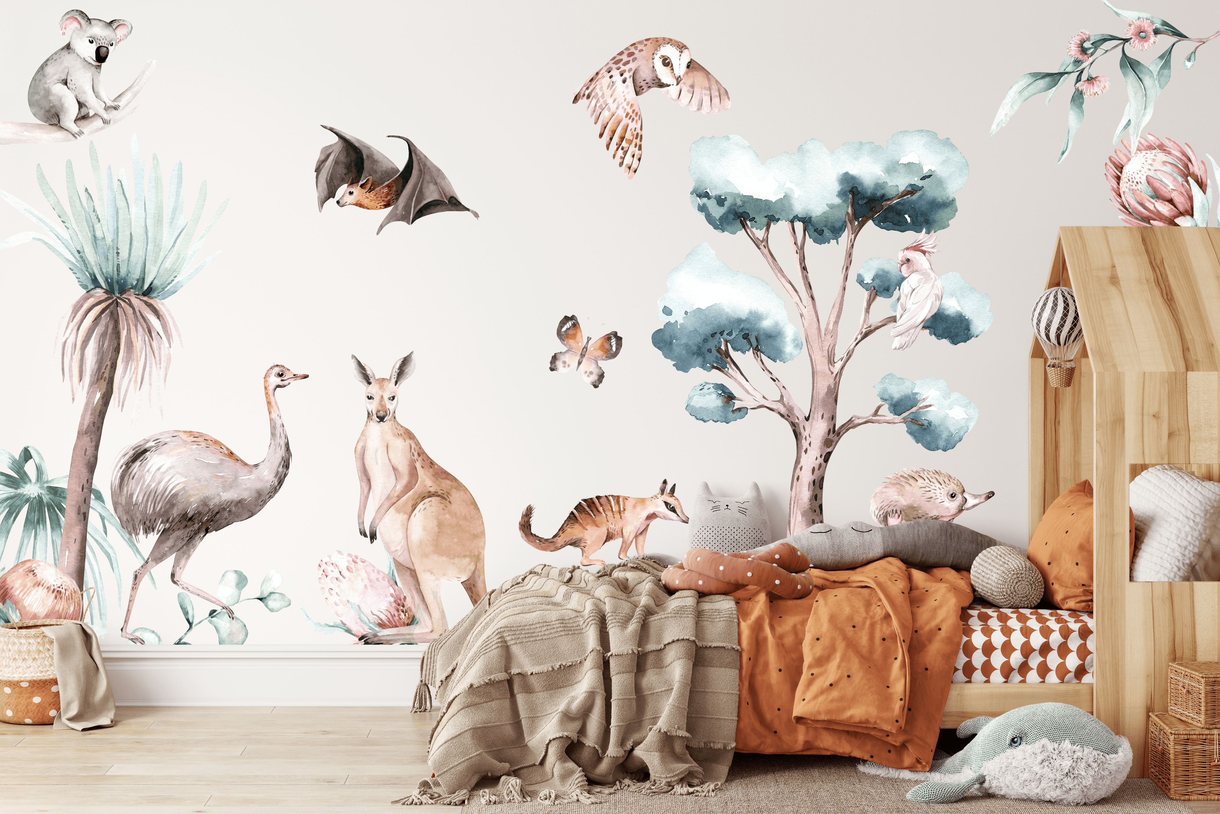 Mega Australian Flora & Fauna Wall Decal Bundle - Printibly