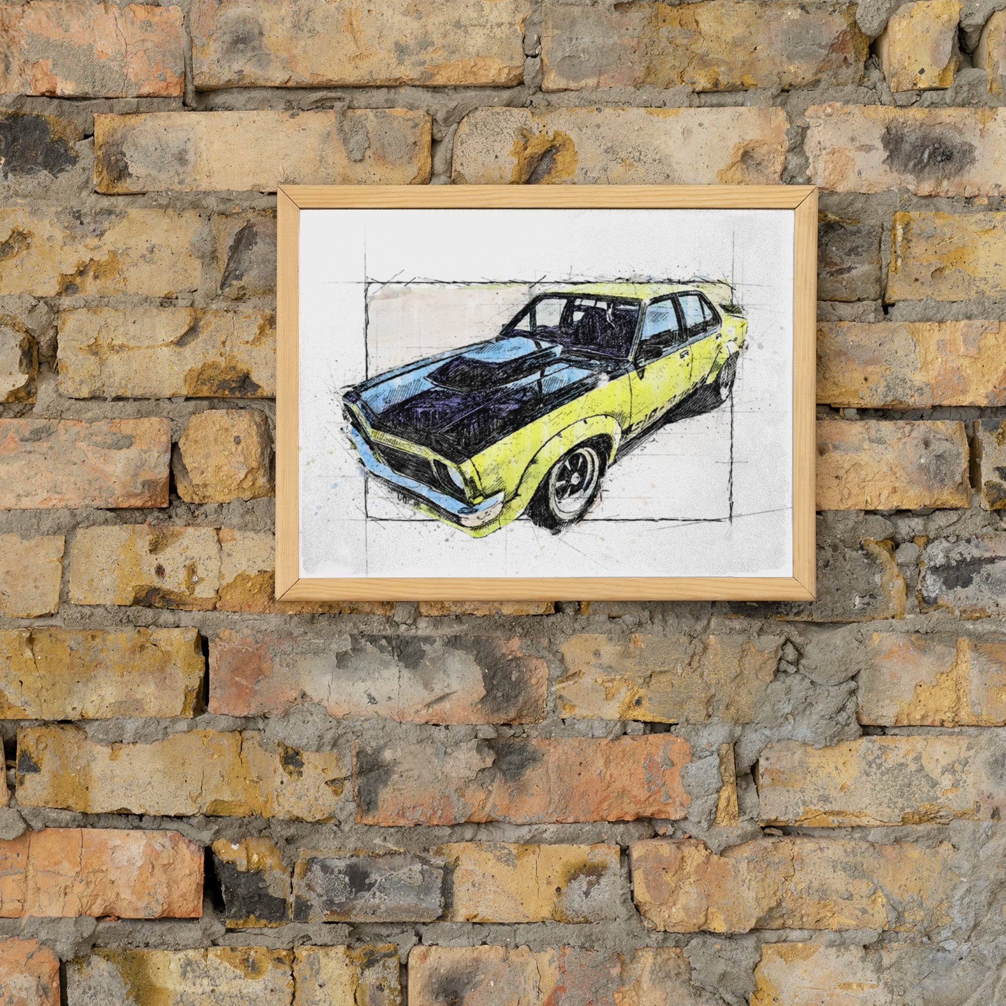Personalised Sketch Vehicle Print - Printibly
