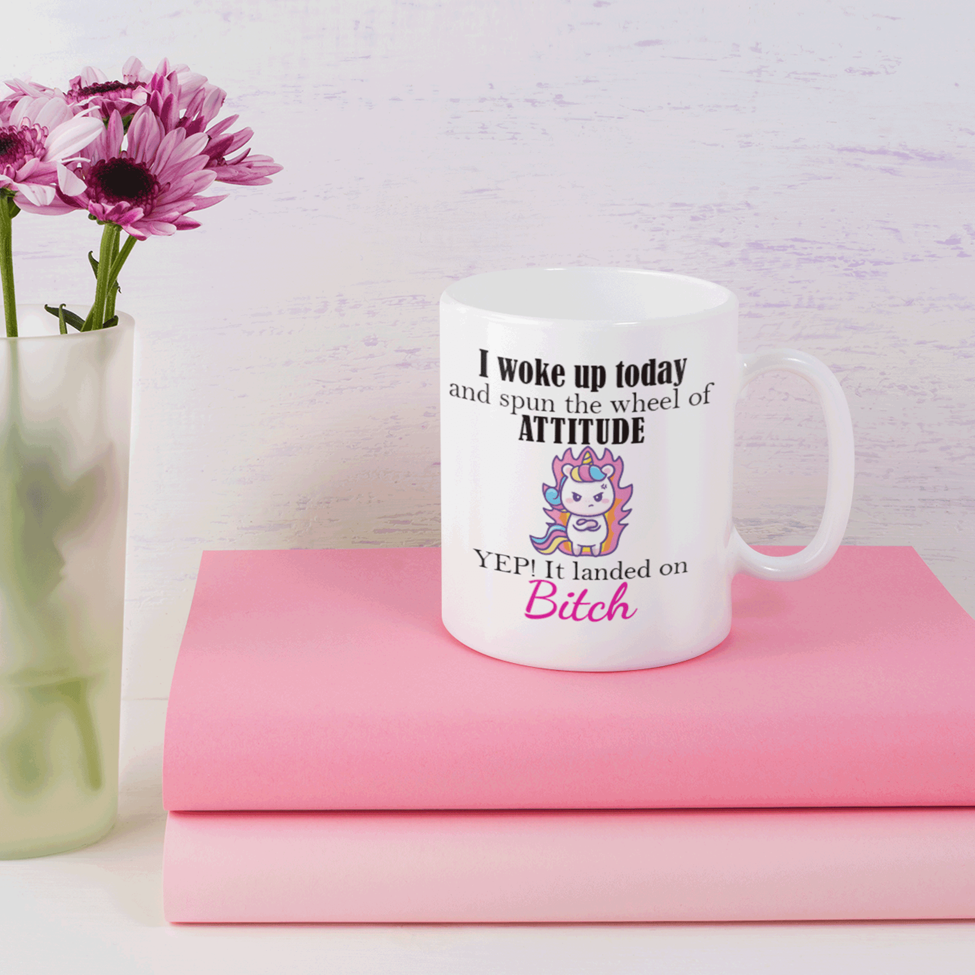 Wheel of Attitude Mug - Printibly