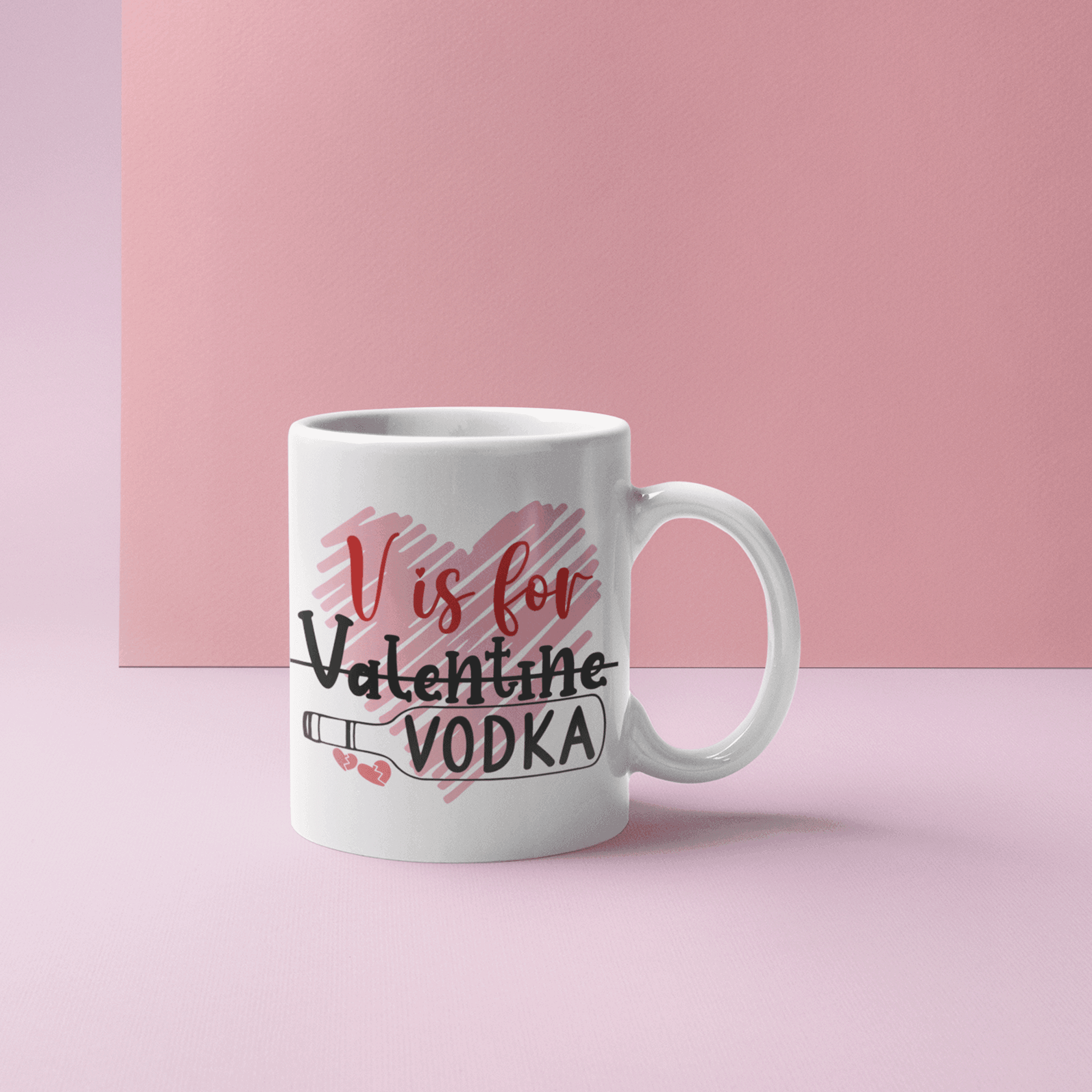 V is for Vodka Mug - Printibly