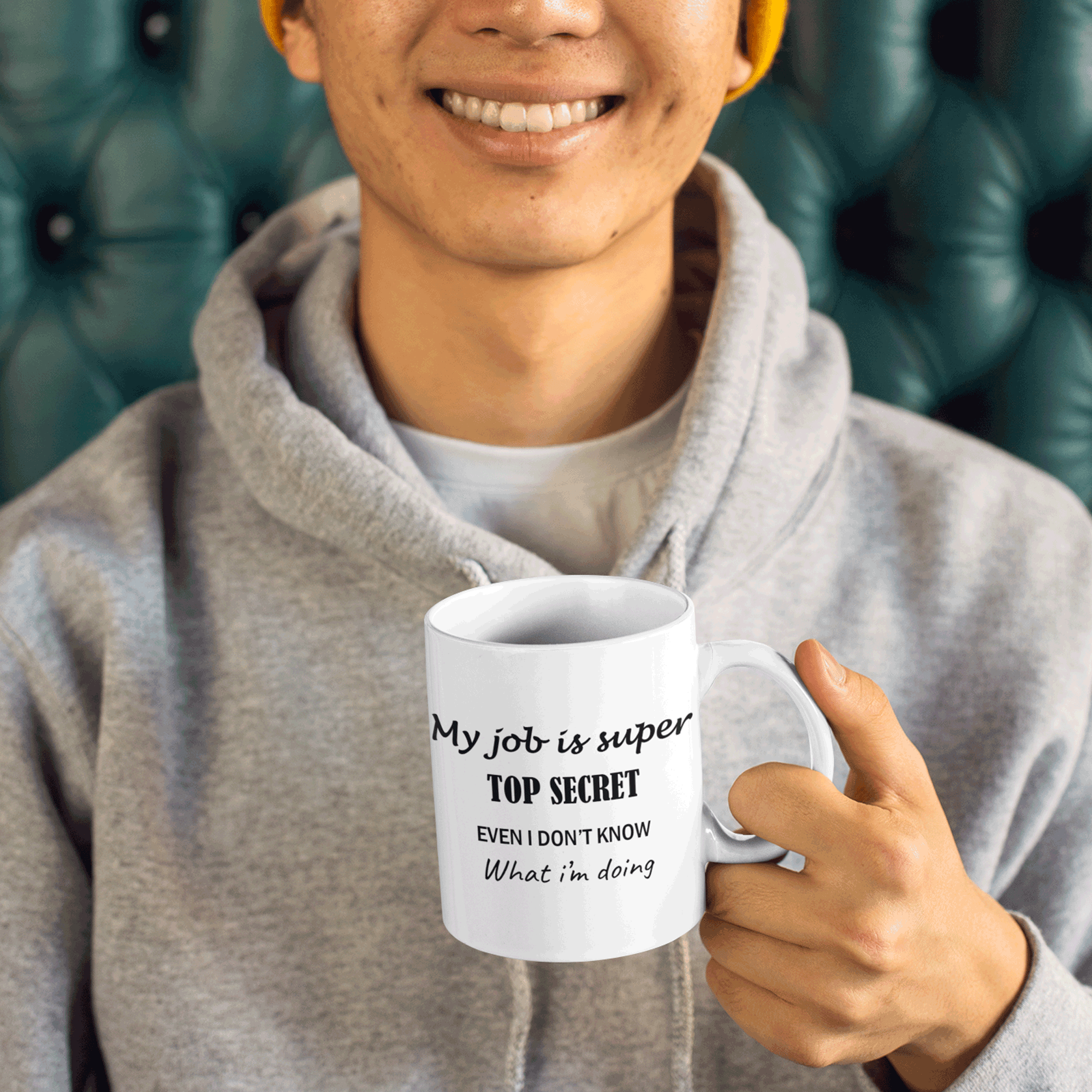 Top Secret Job Mug - Printibly