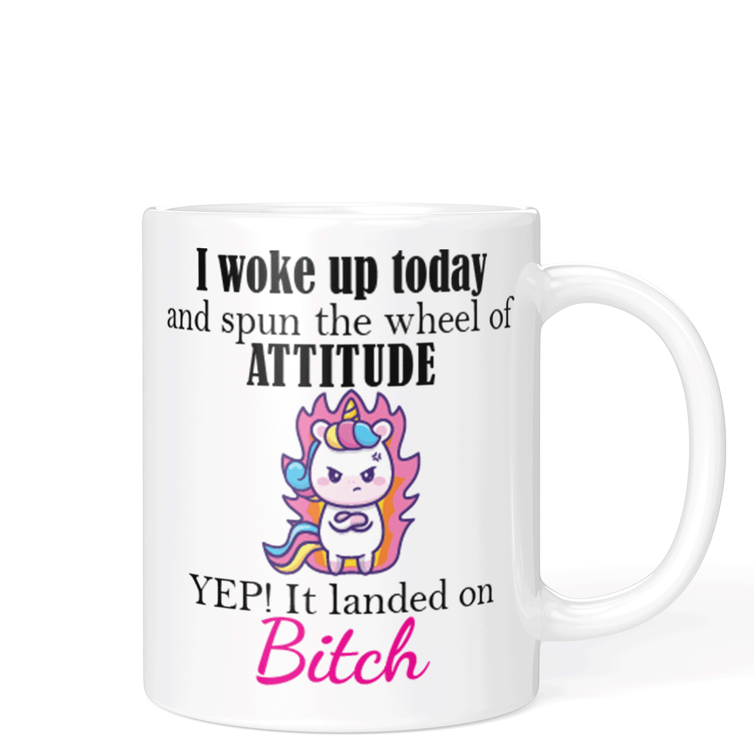 Wheel of Attitude Mug - Printibly
