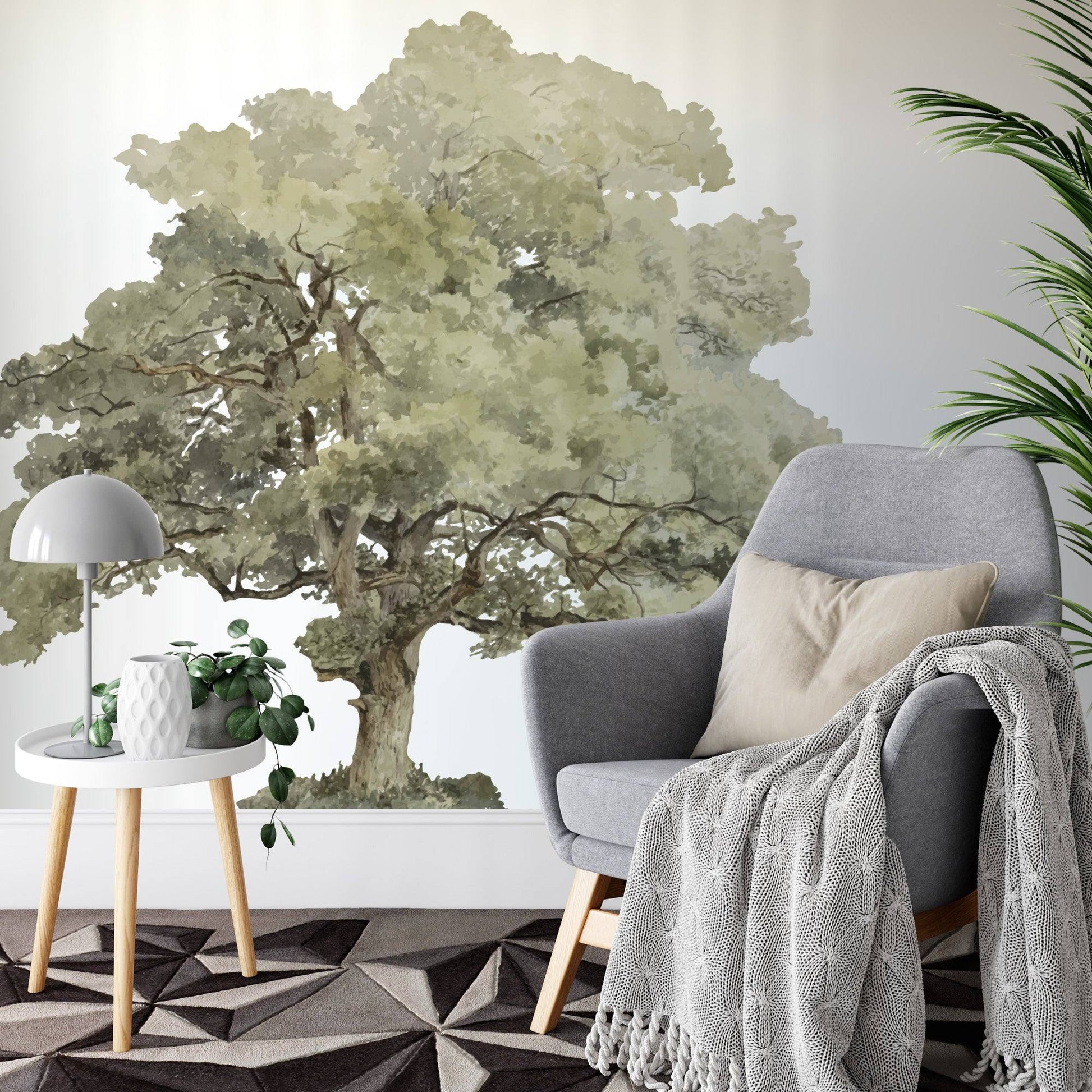 Rustic Watercolour Australian Gumtre Large Wall Decal - Printibly