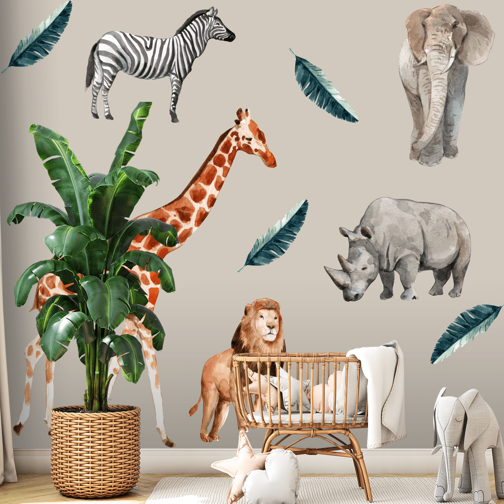 African Safari Animals - Printibly
