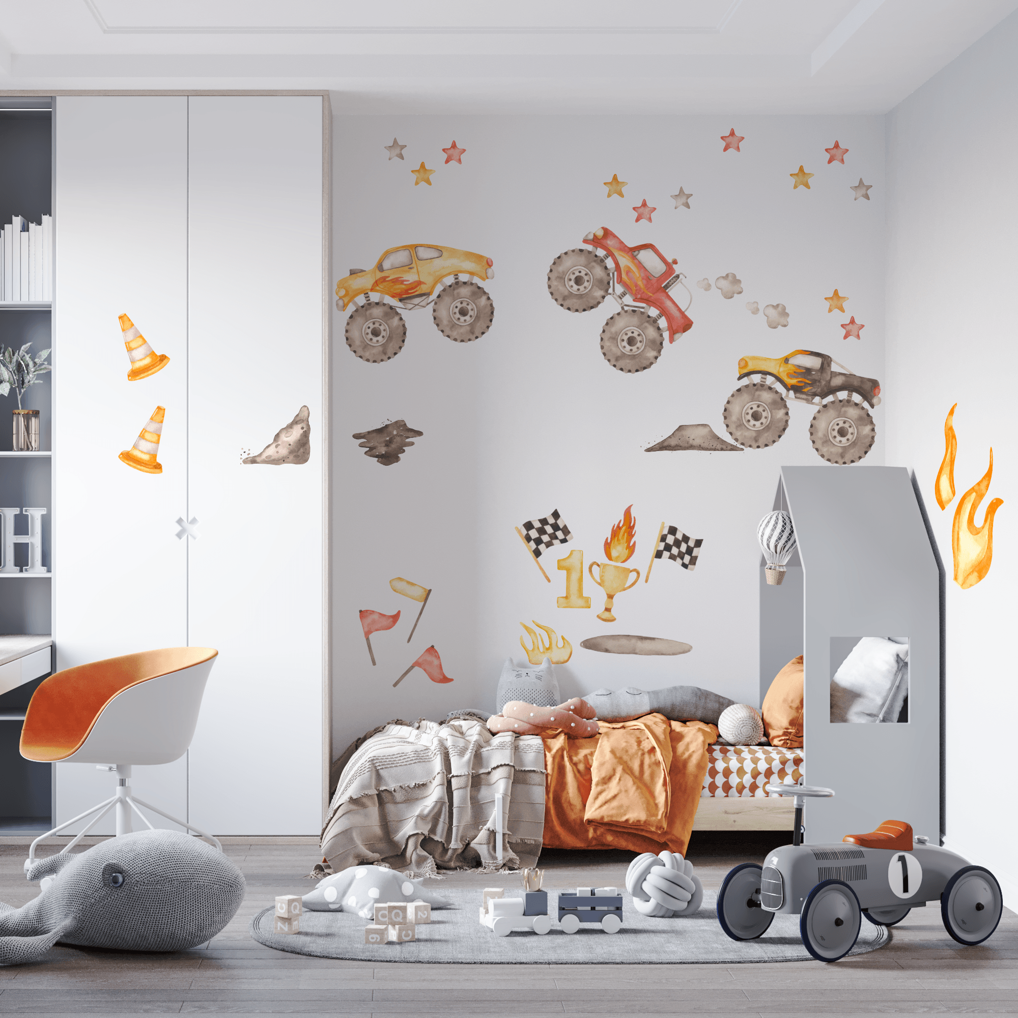 Monster Trucks Decal - Printibly