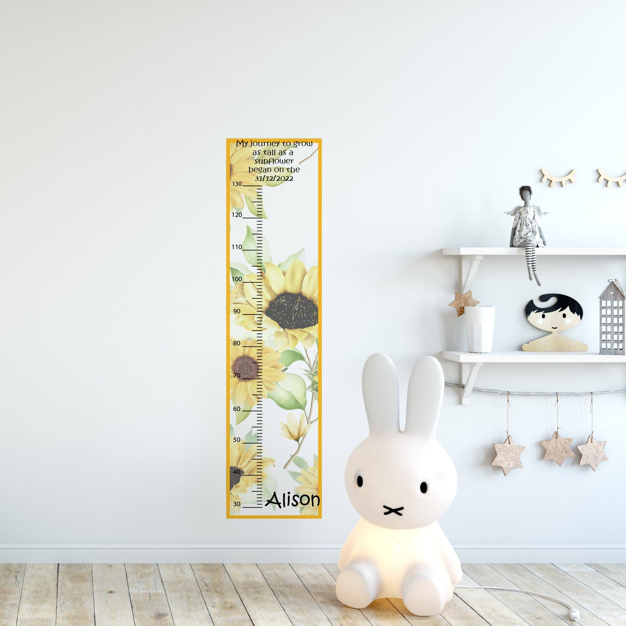 Sunflower Growth Chart - Printibly