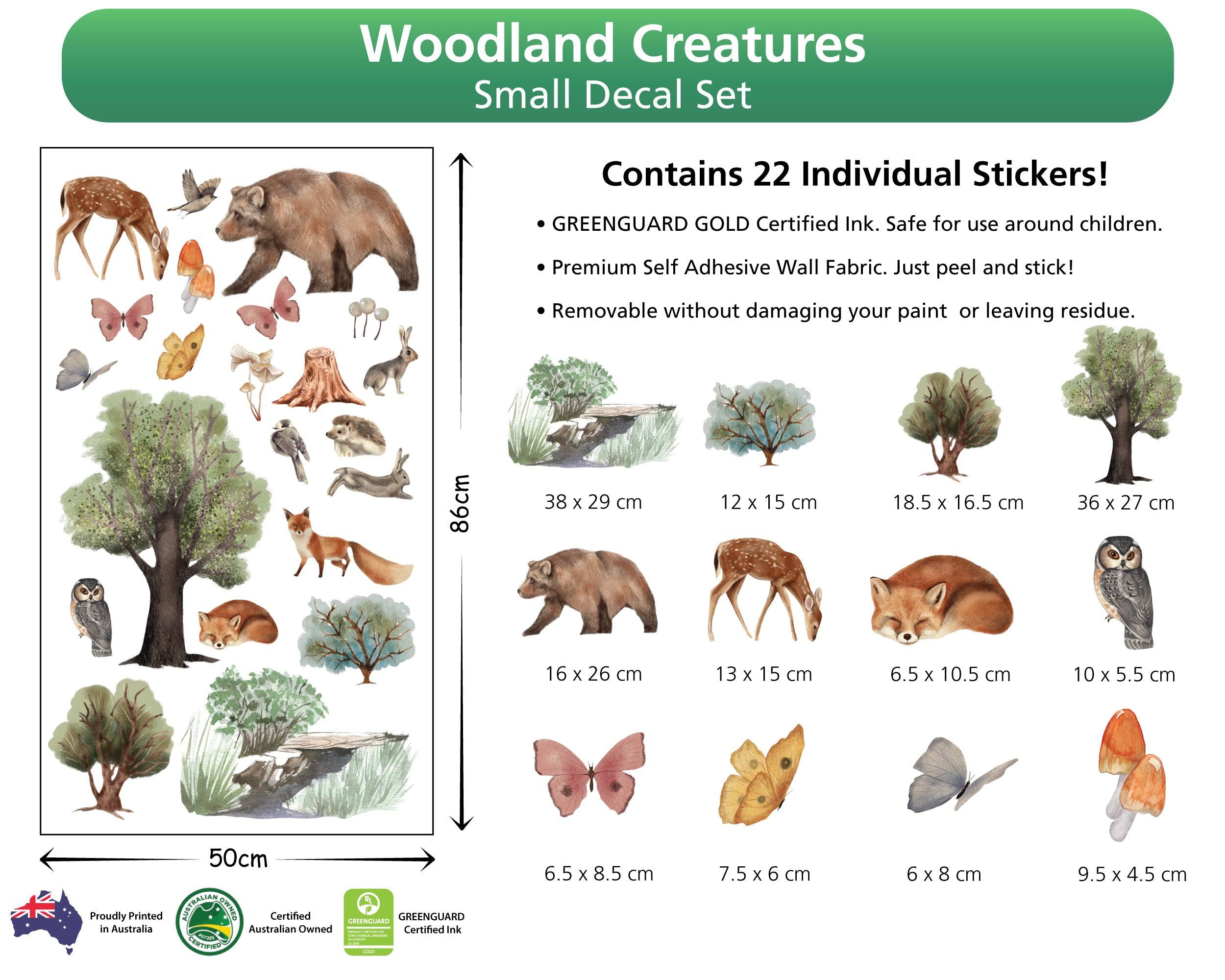 Woodland Watercolour Decal - Printibly