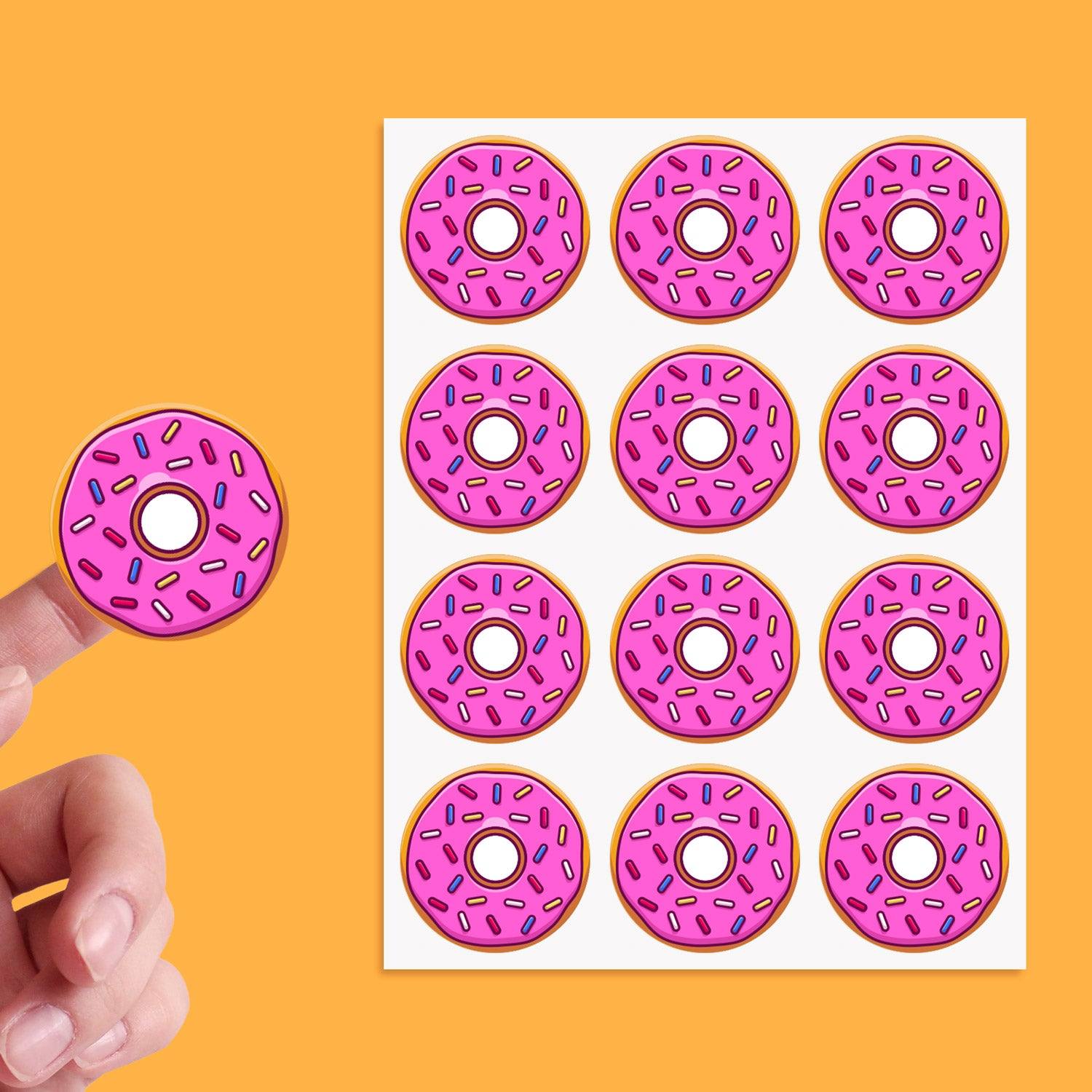 Value Circle Sticker Labels Sheet - Printibly