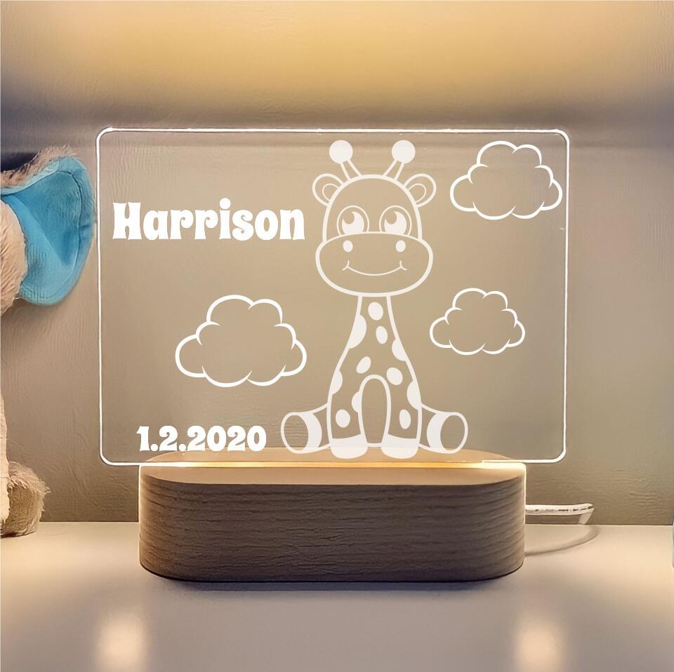 Baby Giraffe Night Light - Printibly