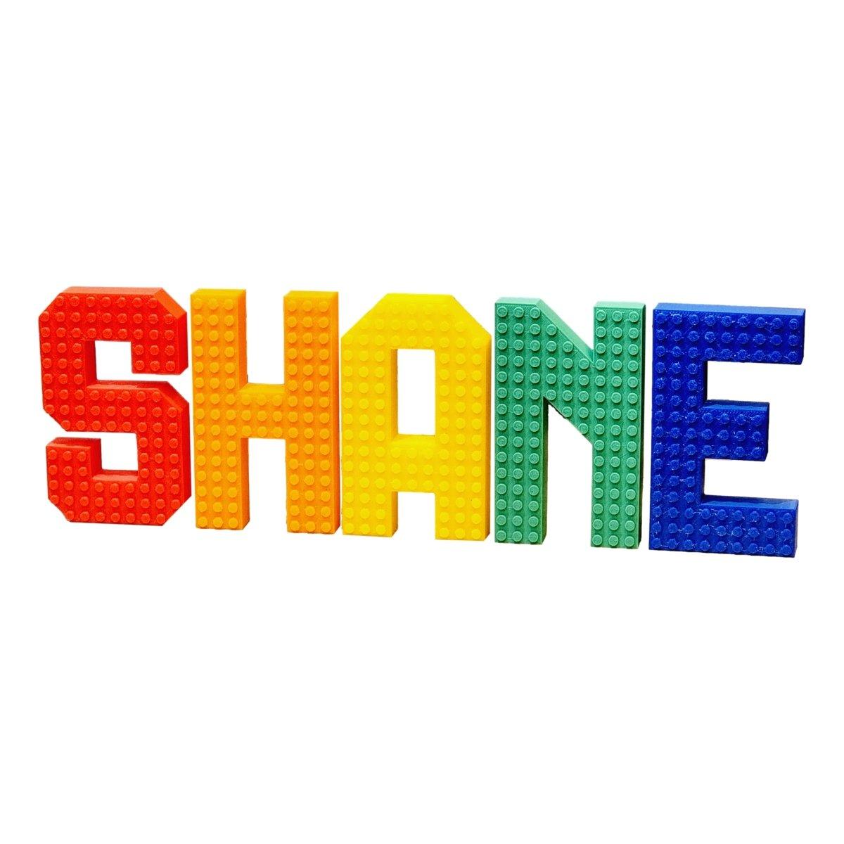 Brick Name (Lego Compatible) - 3D Printed - Printibly