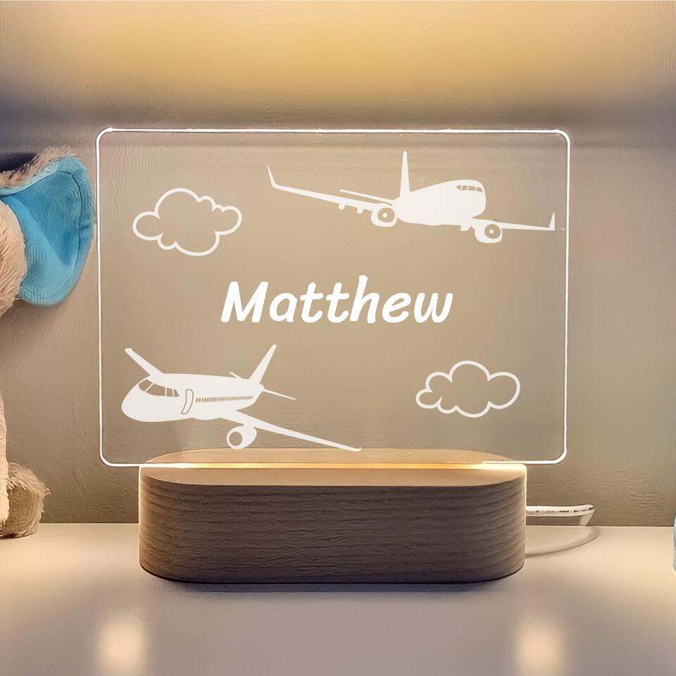 Flying Aeroplanes Rectangle Lamp - Printibly
