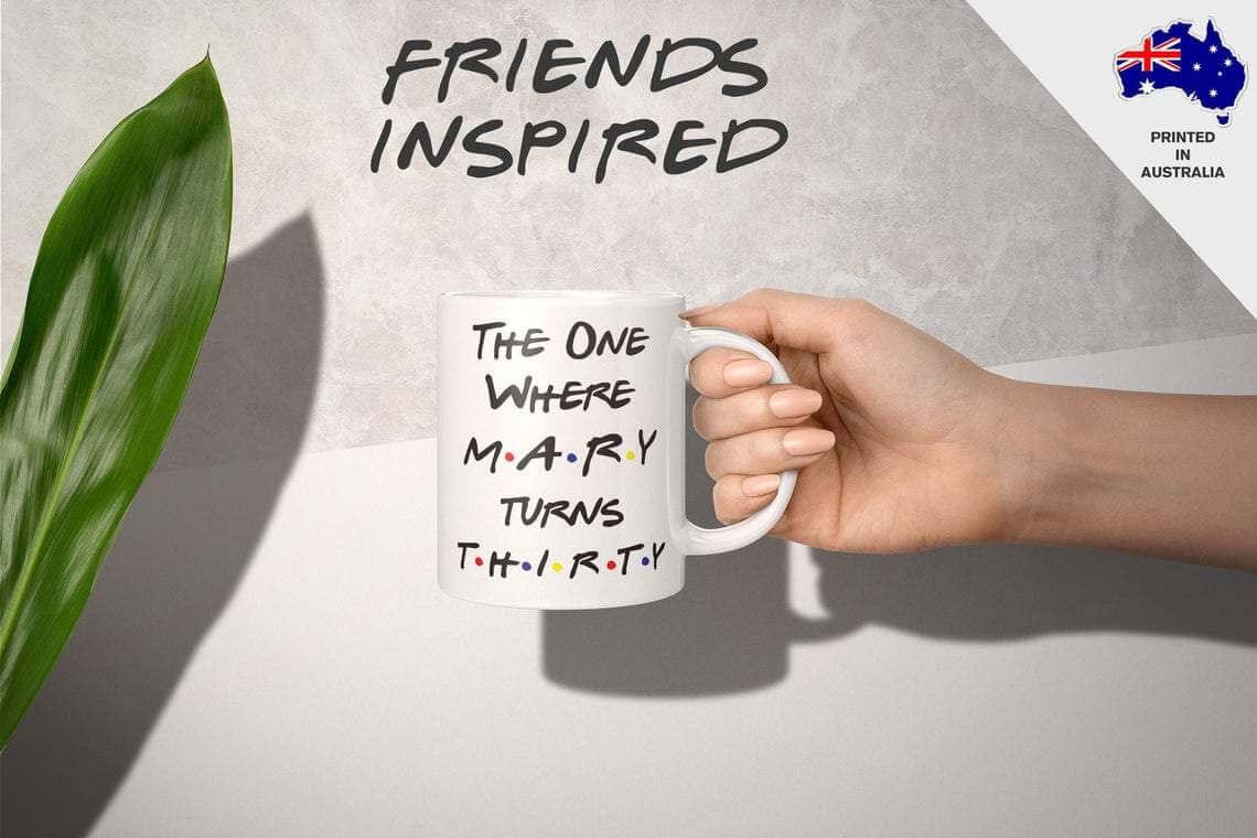 Personalised Friends Mug The One Where TV Inspired - Printibly