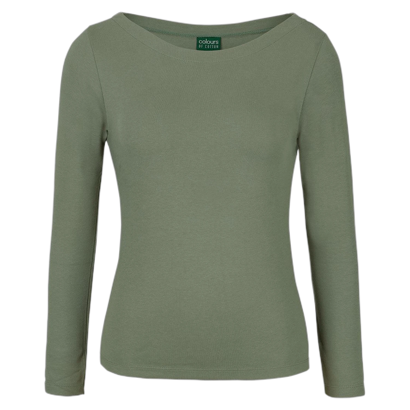 C of C Ladies L/S Boat Neck Tee 1BTL