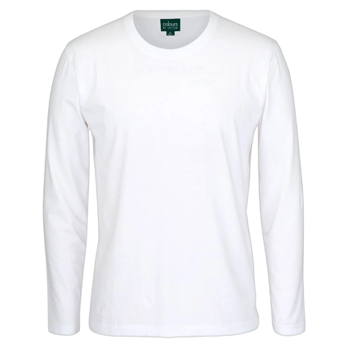 C of C Long Sleeve Non-Cuff Tee 1LSNC - White