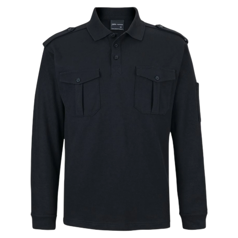 JB's L/S 250 Epaulette Polo 210EL