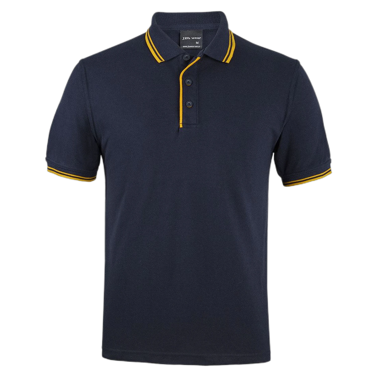 JB's Contrast Polo 2CP - Navy/Gold