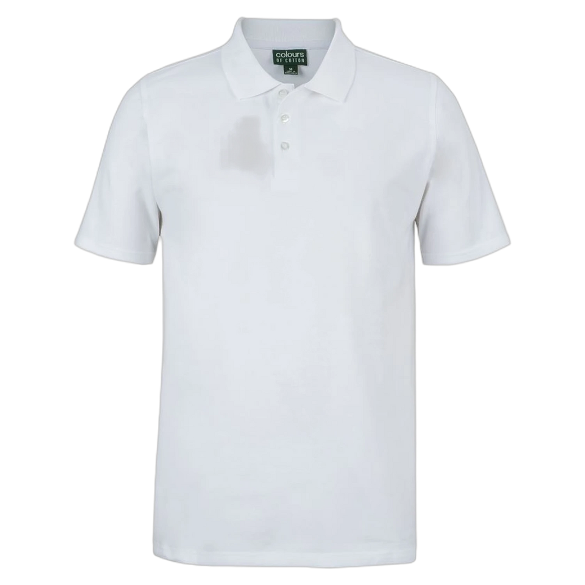 C of C Cotton S/S Stretch Polo 2STS - White