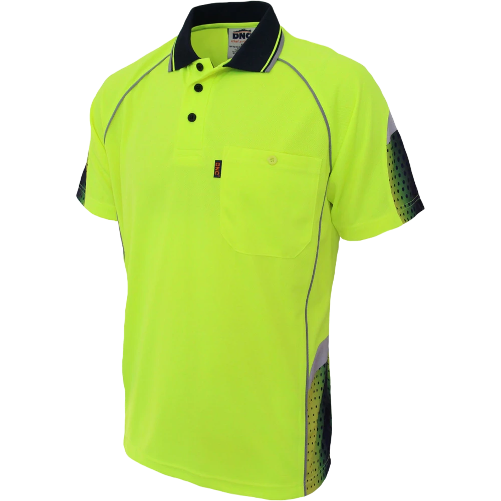 DNC Hi Vis Galaxy Sublimated Polo 3564