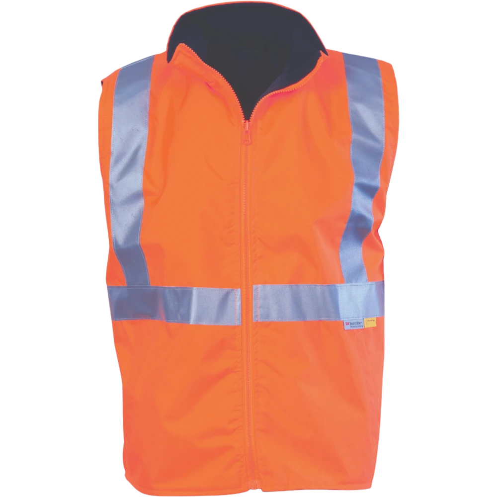 HiVis Reversible Vest With 3M R/Tape 3865