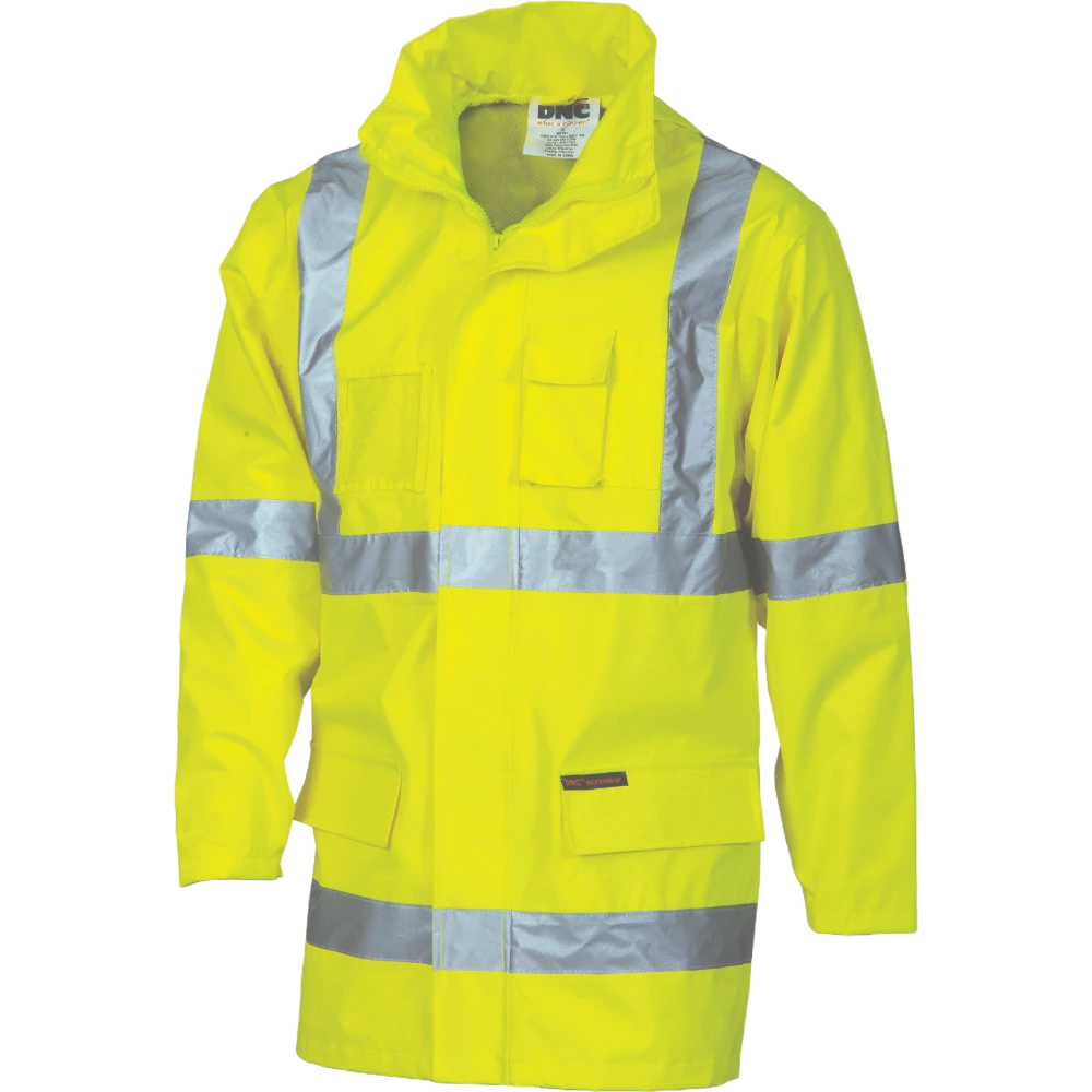 DNC HiVis Cross Back D/N 2 in 1 Rain Jacket 3995