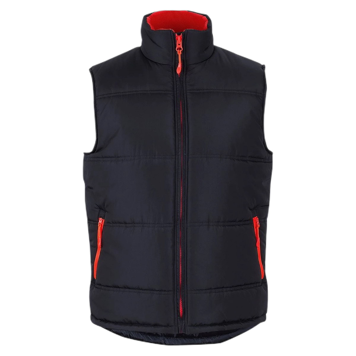 JB's Puffer Contrast Vest 3ACV - Black/Red