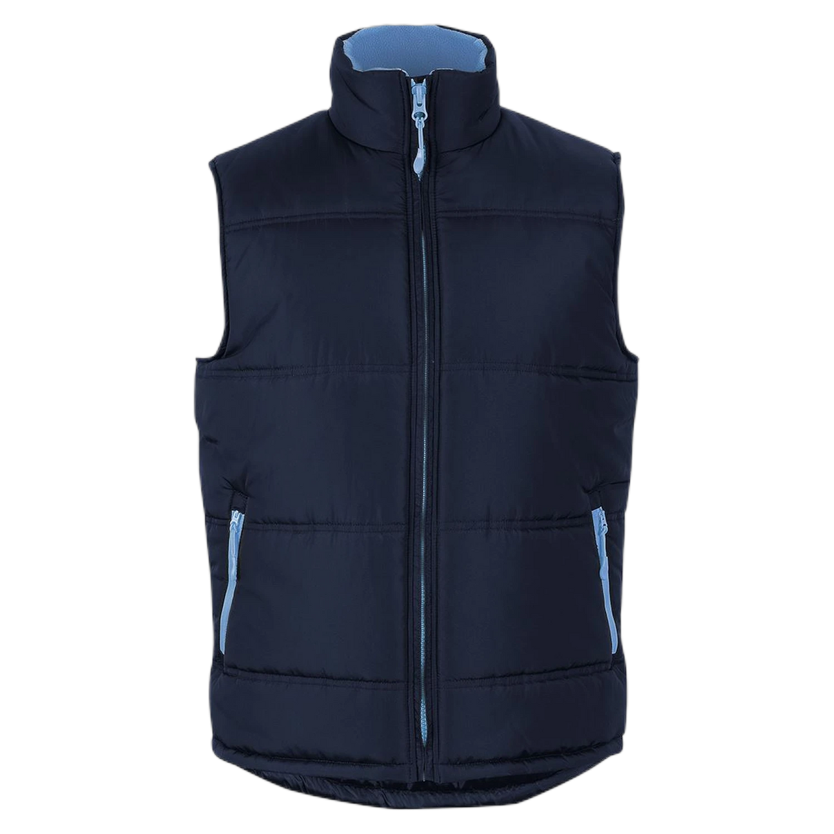 JB's Puffer Contrast Vest 3ACV - Navy/Lt Blue