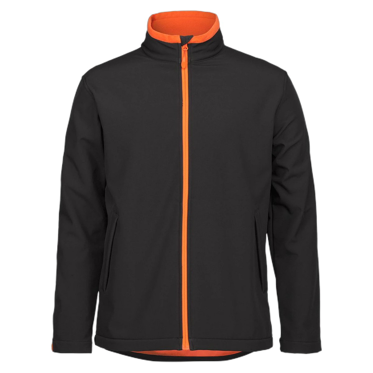Podium Adults & Kids Three Layer Softshell Jacket 3WSJ - Black/Orange