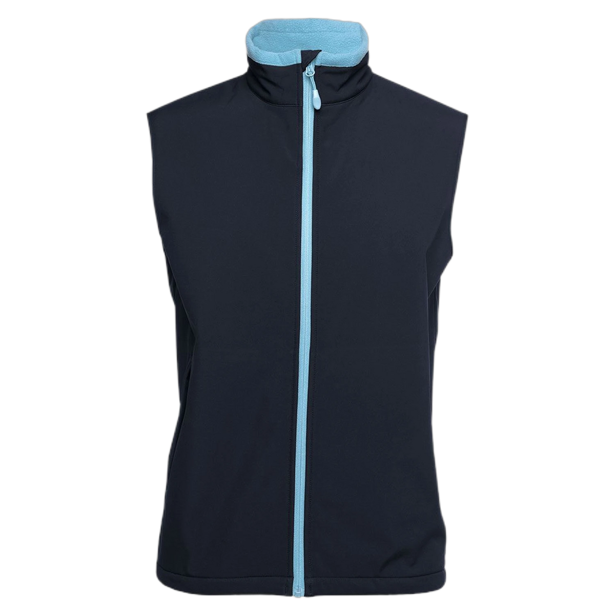 Podium Three Layer Softshell Vest 3WSV - Navy/Lt Blue