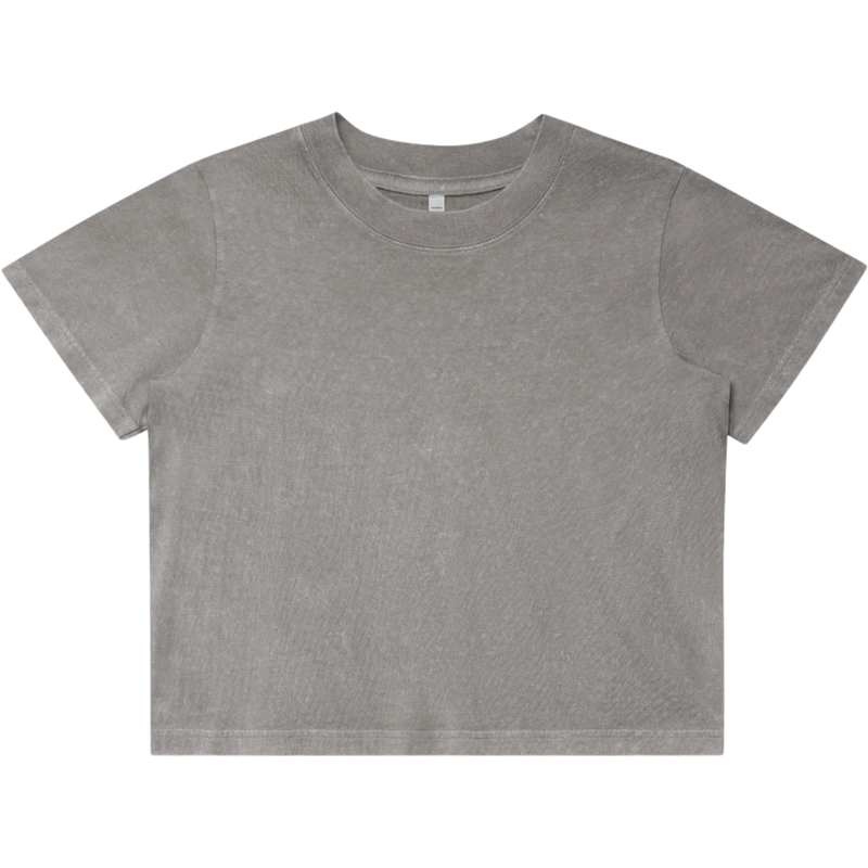 AS Colour Womens Heavy Stone Wash Crop 4086