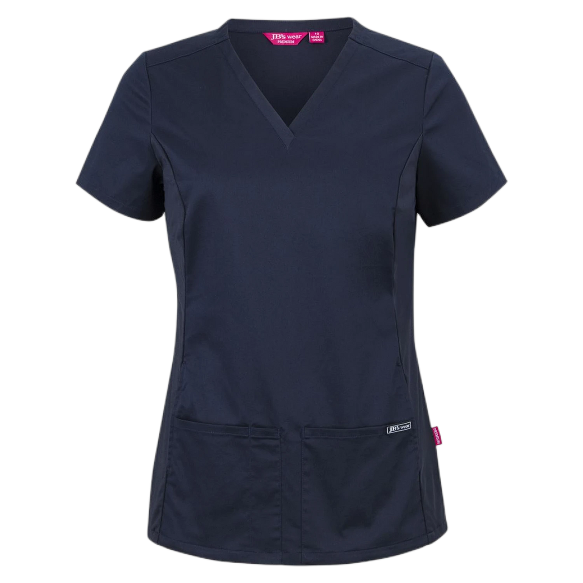 JB's Ladies Premium Stretch Panel Scrub Top 4SUT1 - Navy