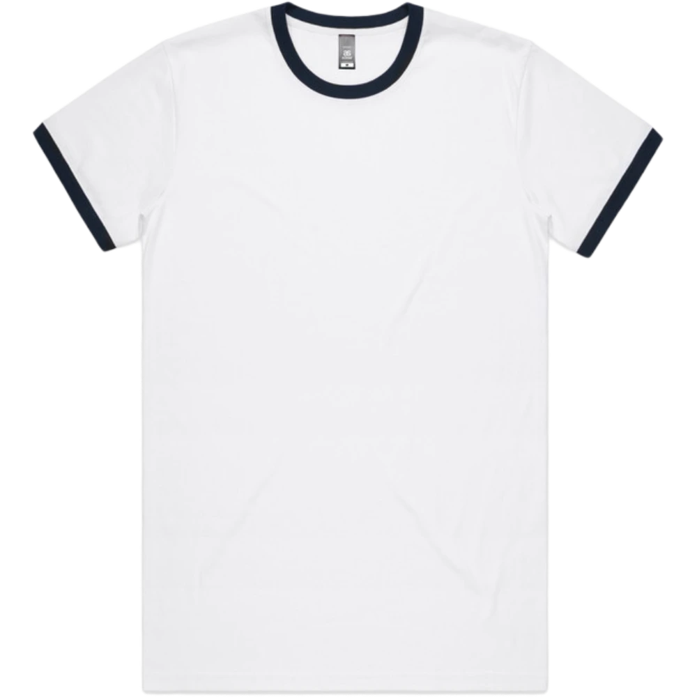 Regular Ringer Tee Custom Printed T-Shirt AS Colour Ringer Tee 5053 | Printibly