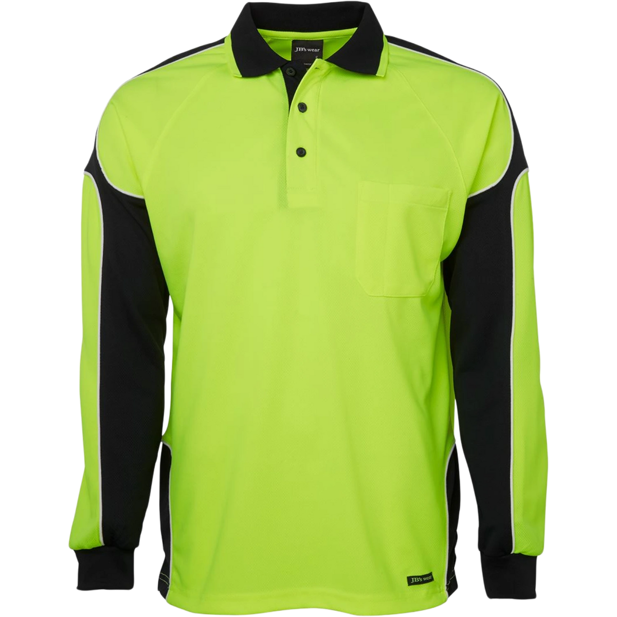 JB's Hi Vis L/S Arm Panel Polo 6AP4L