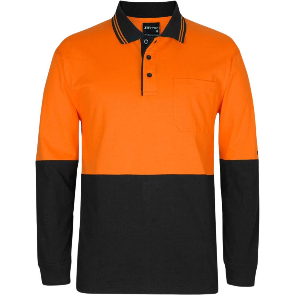 JB's Hi Vis L/S Cotton Polo 6CPHL