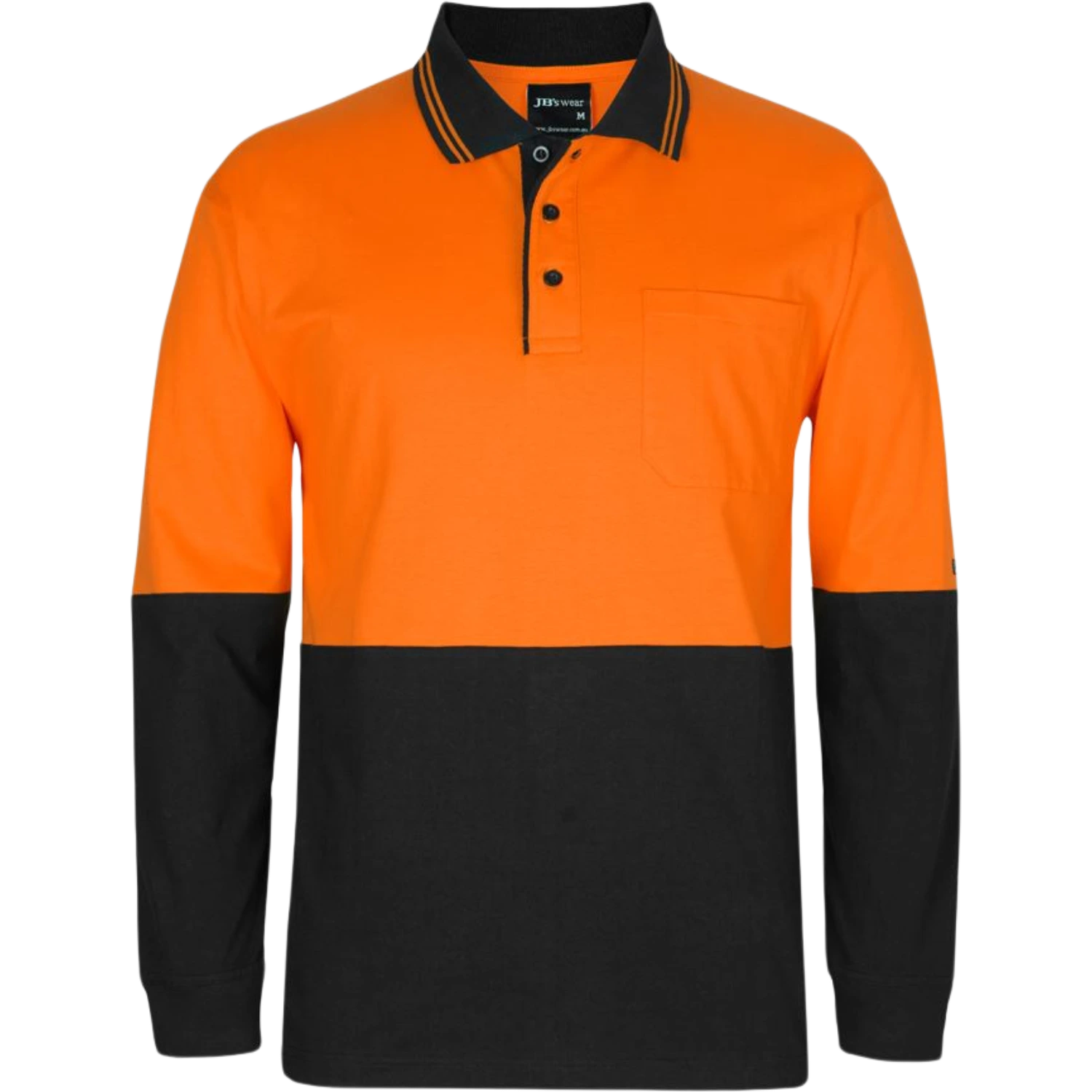 JB's Hi Vis L/S Cotton Polo 6CPHL